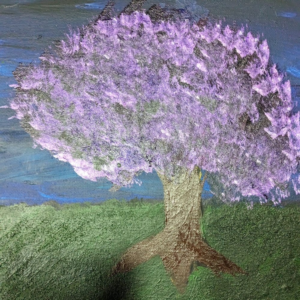 Hand painted decor. Flora set